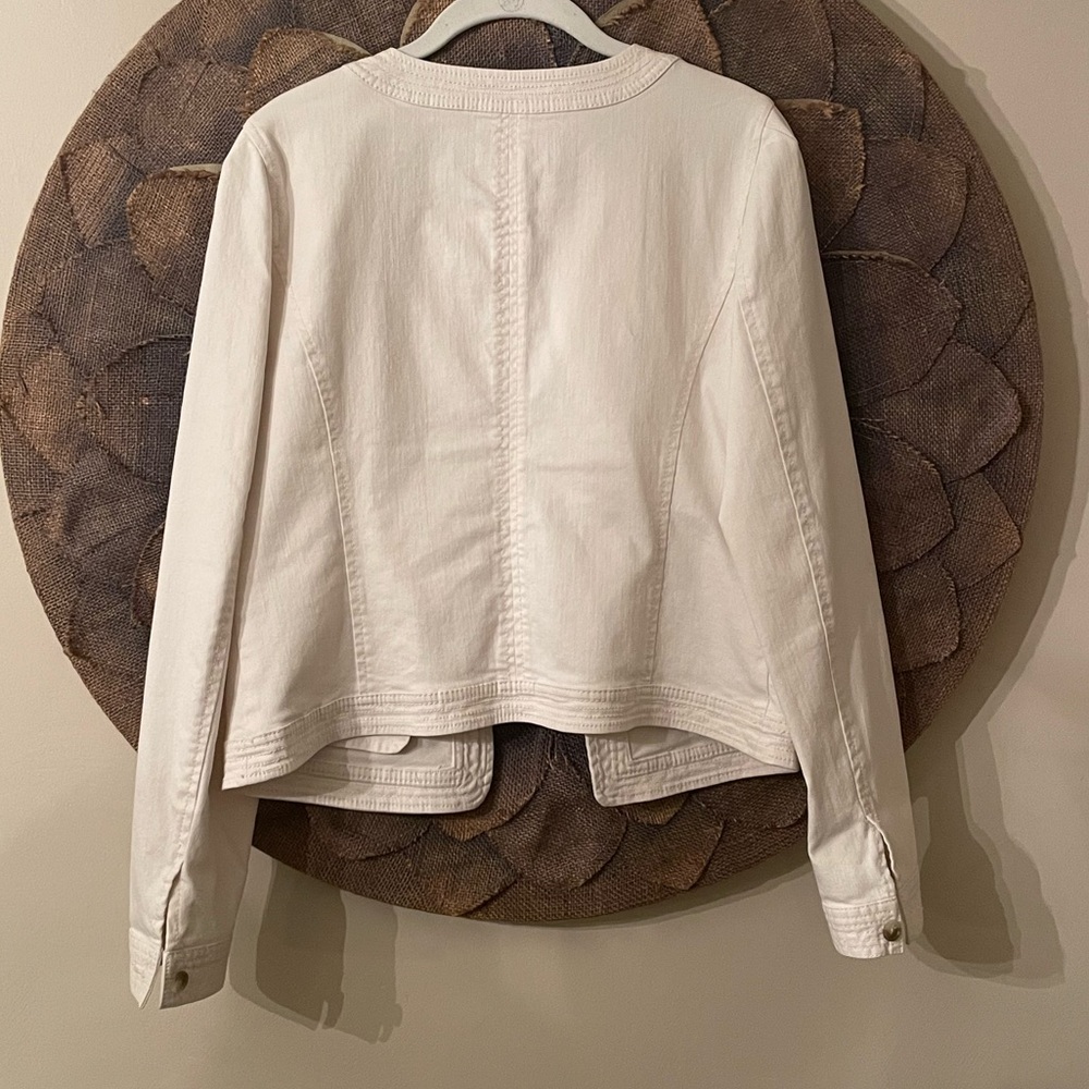 Loft Cream Open Blazer Jacket - Picture 4 of 4